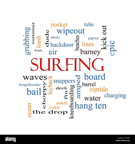word to describe a surf.